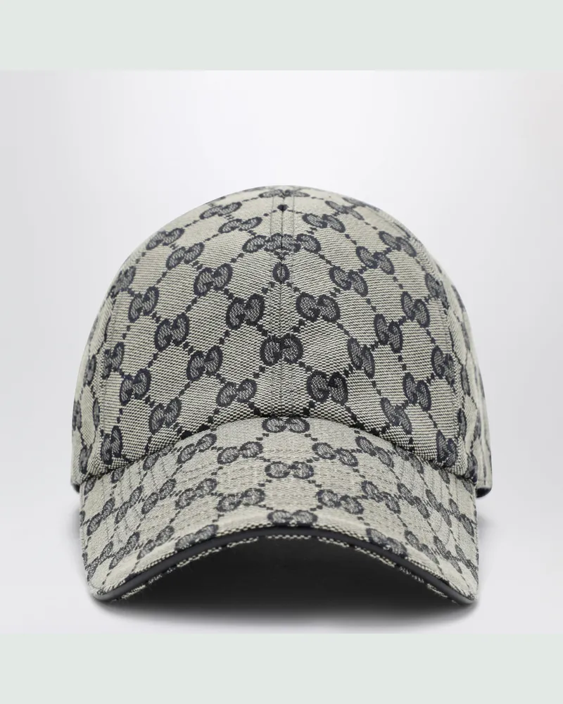 Gucci Baseballkappe blau aus GG-Baumwollcanvas Multicolor
