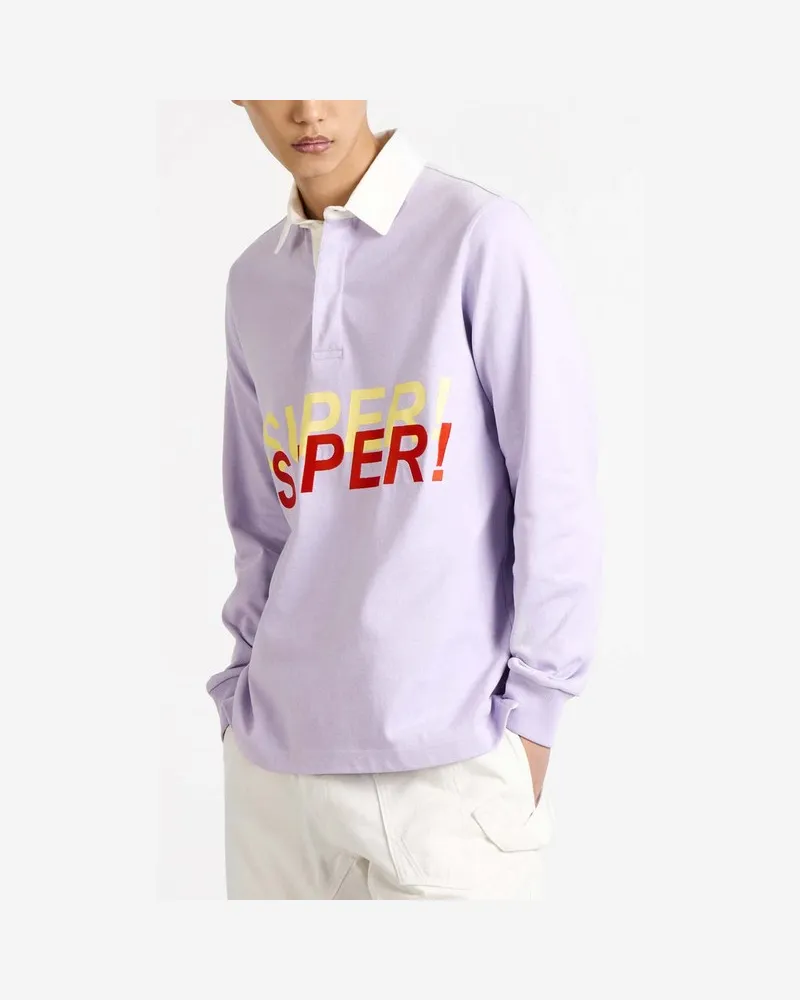 J.W.Anderson Super Super Poloshirt in Lila Violett