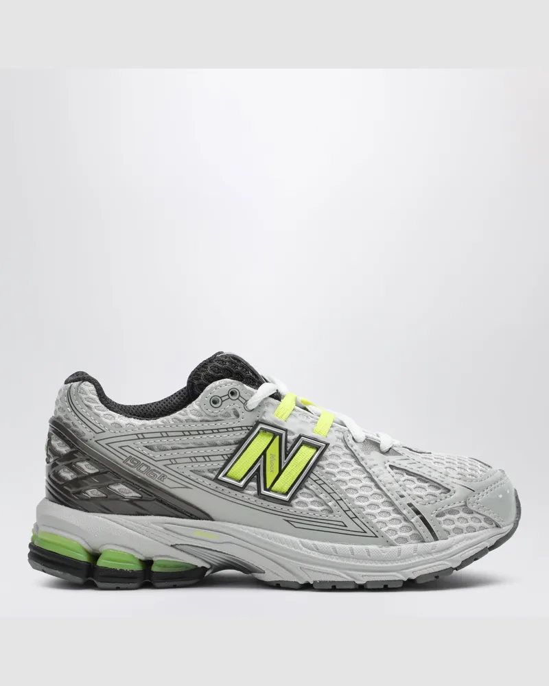 New Balance Sneaker 1906 Lace Black Metallic / Alkaline Green Metal