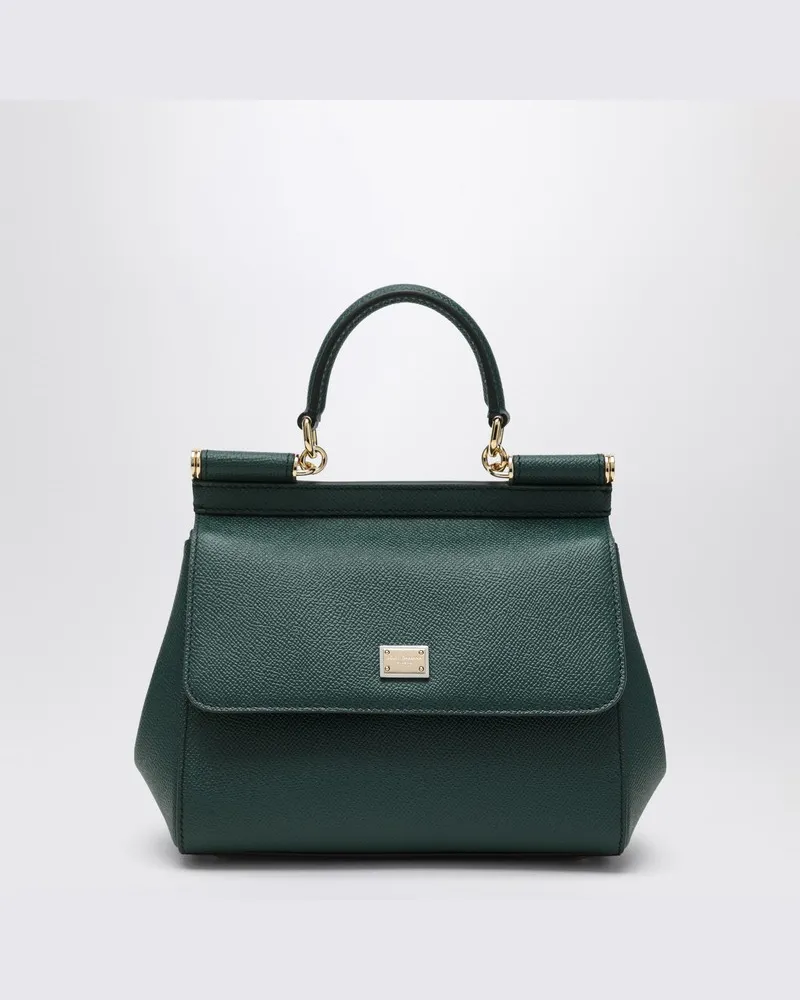 Dolce & Gabbana Handtasche Sicily mittelgroß grün Blau