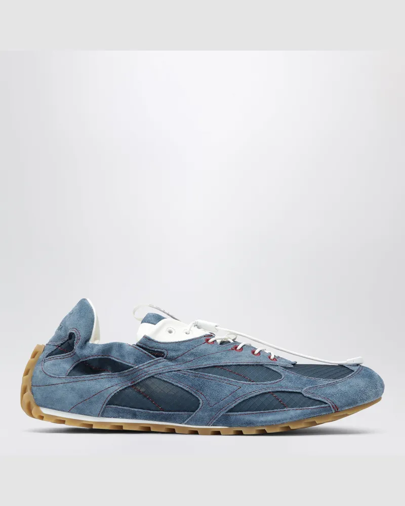 Bottega Veneta Sneakers Orbit Flash aus Veloursleder und Nylon in Blau Blue