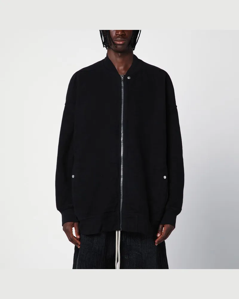 DRKSHDW by Rick Owens Schwarze Oversize-Bomberjacke Jumbo Flight Schwarz