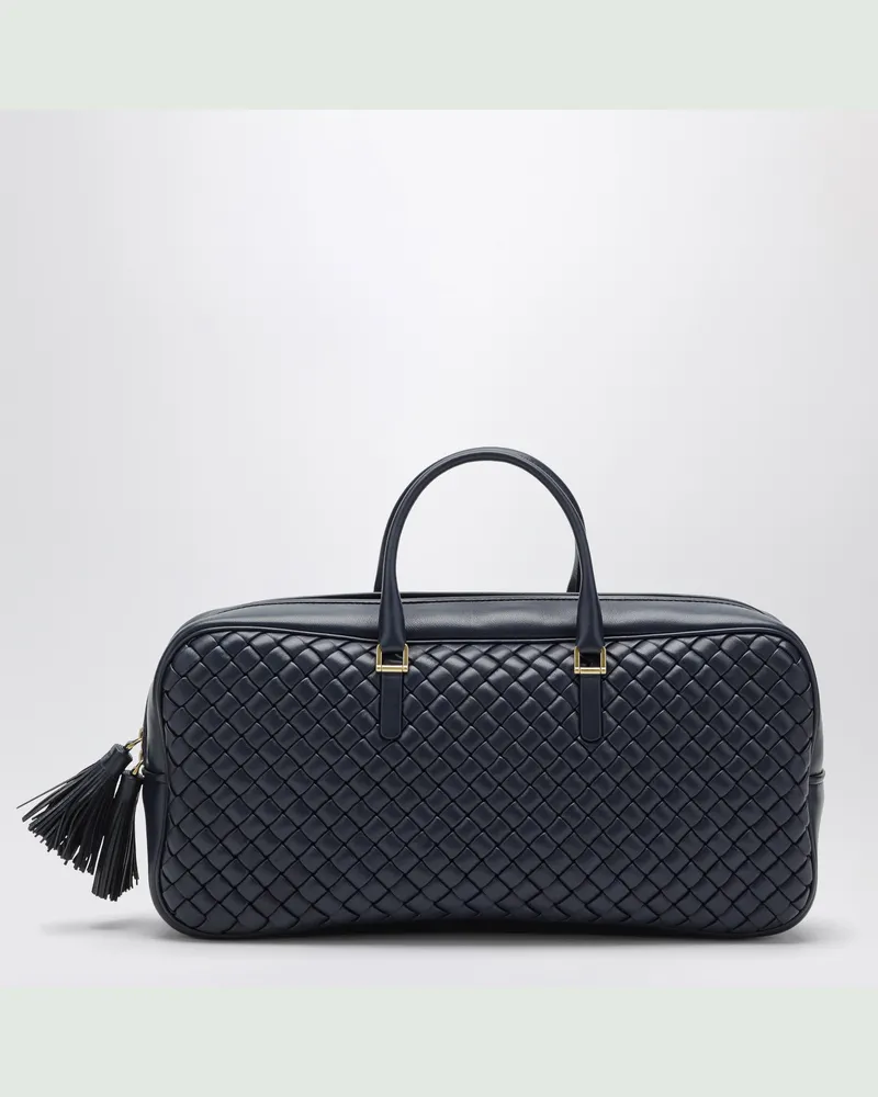 Bottega Veneta Kleine Elio Tasche in Petroleum Blue