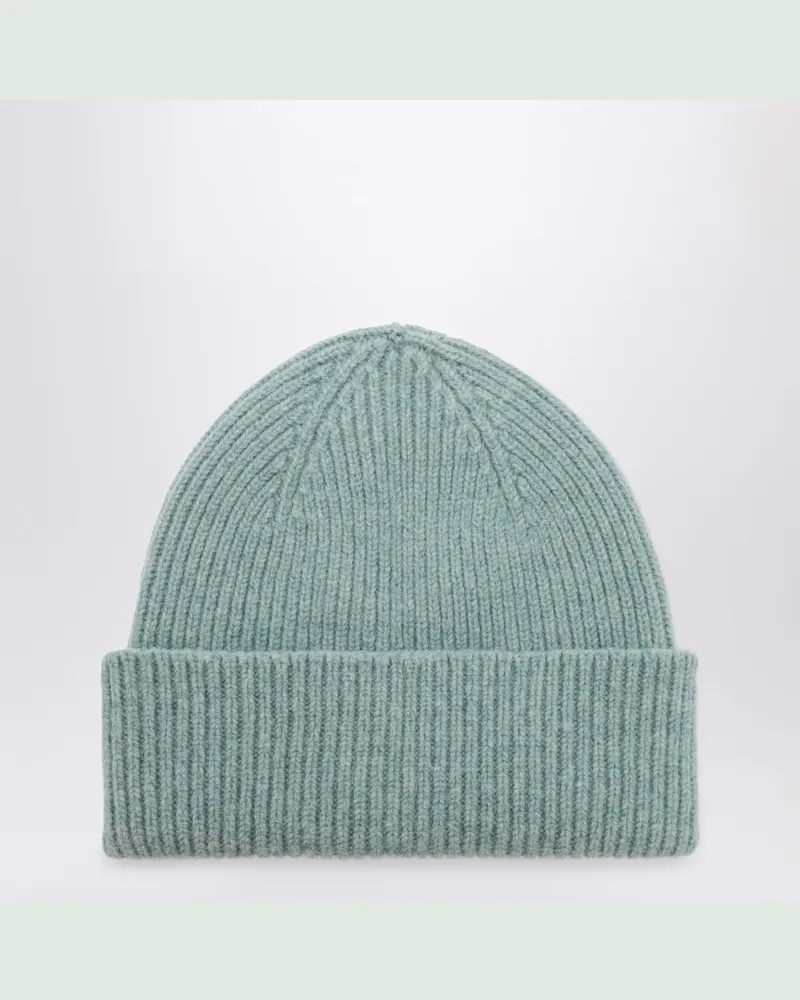 Le Bonnet Beanie aus Wolle und Caregora in Basil Green