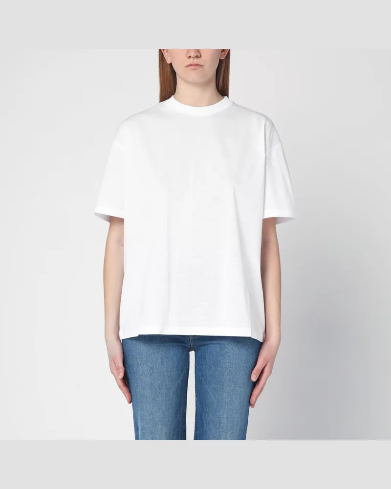 Prada Weißes Baumwoll-T-Shirt White