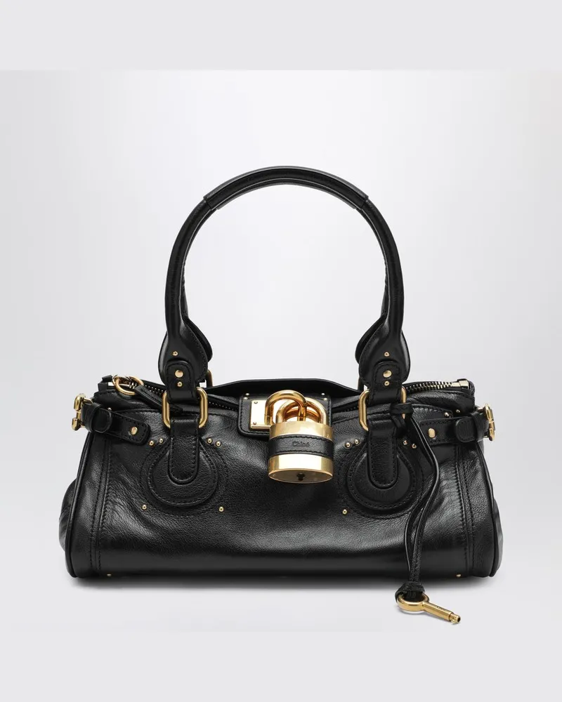 Chloé Schwarze Paddington-Tasche Schwarz