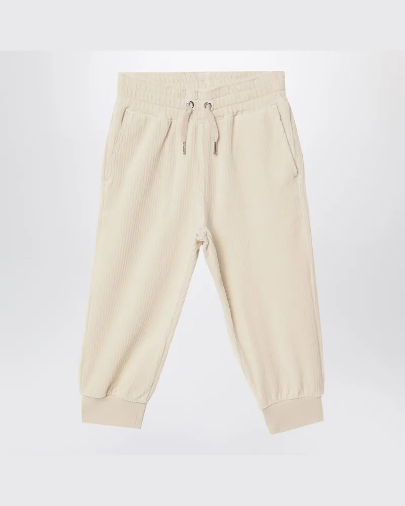 Givenchy Weiße Jogginghose aus Samt Weiß