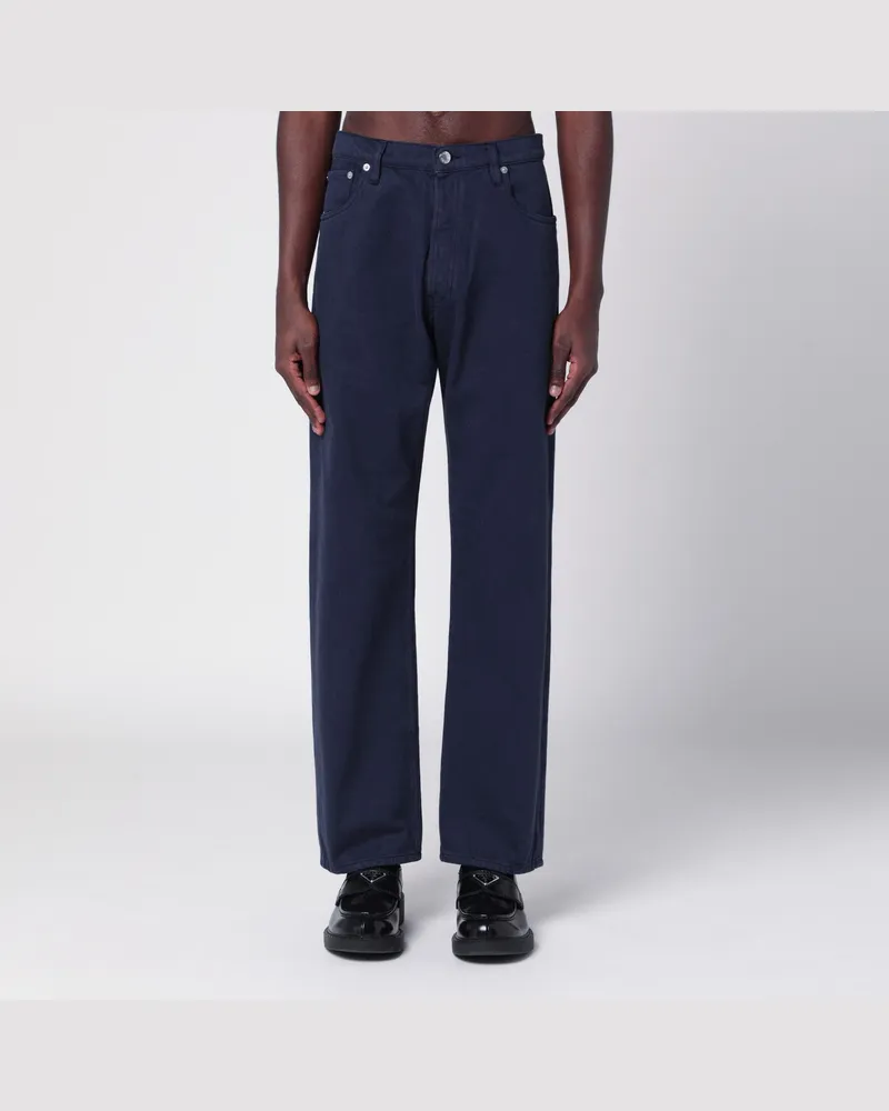 Prada Gerade blaue Jeans Blue