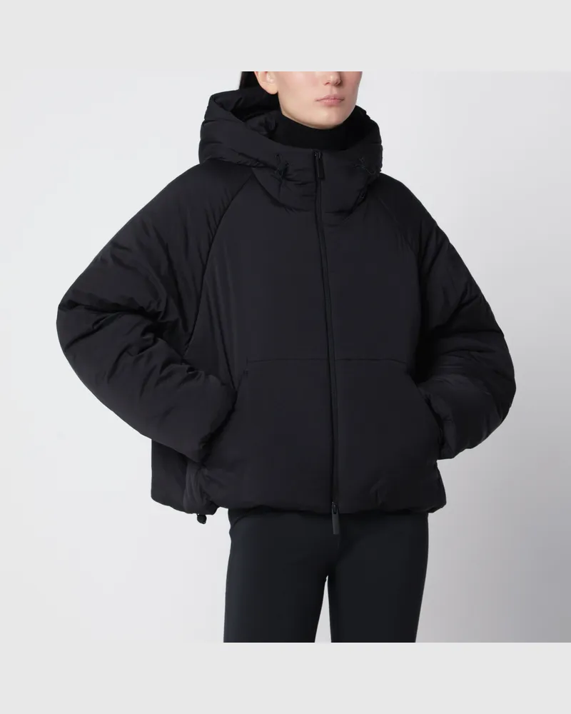 Herno Schwarze Laminar Jacke aus Nylon mit synthetischer Wattierung Black