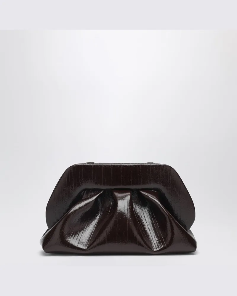 THEMOIRÈ Clutch Tia in Schokoladenbraun Braun