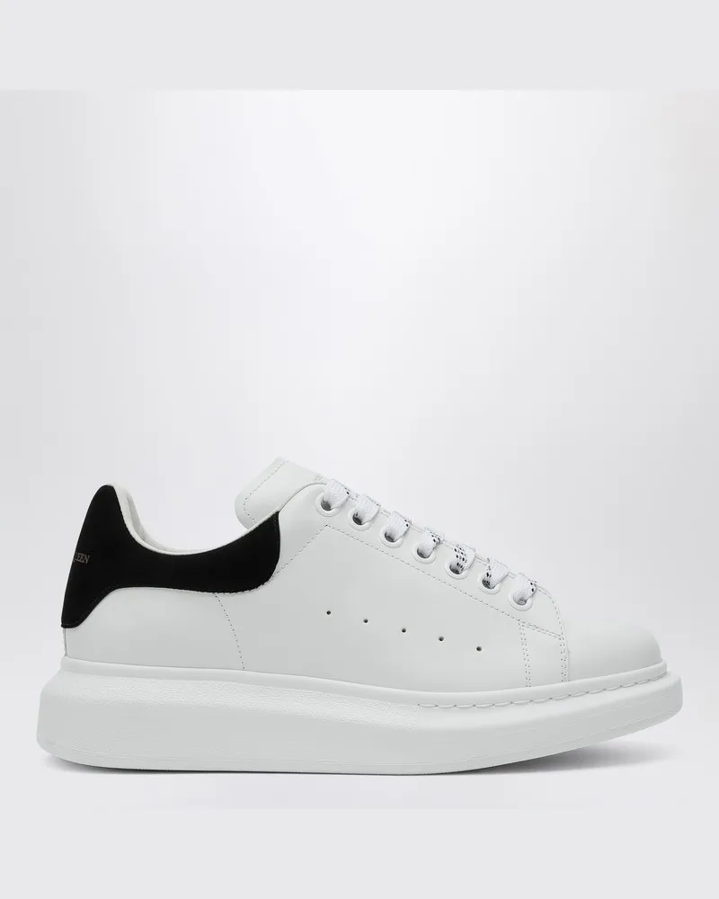 Alexander McQueen Schwarzer und weißer Oversize-Sneakers Weiß