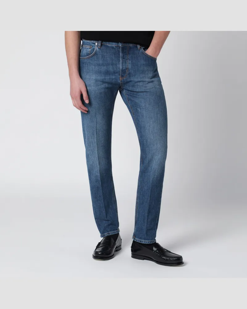 PT TORINO Slim-Jeans in Mittelblau 