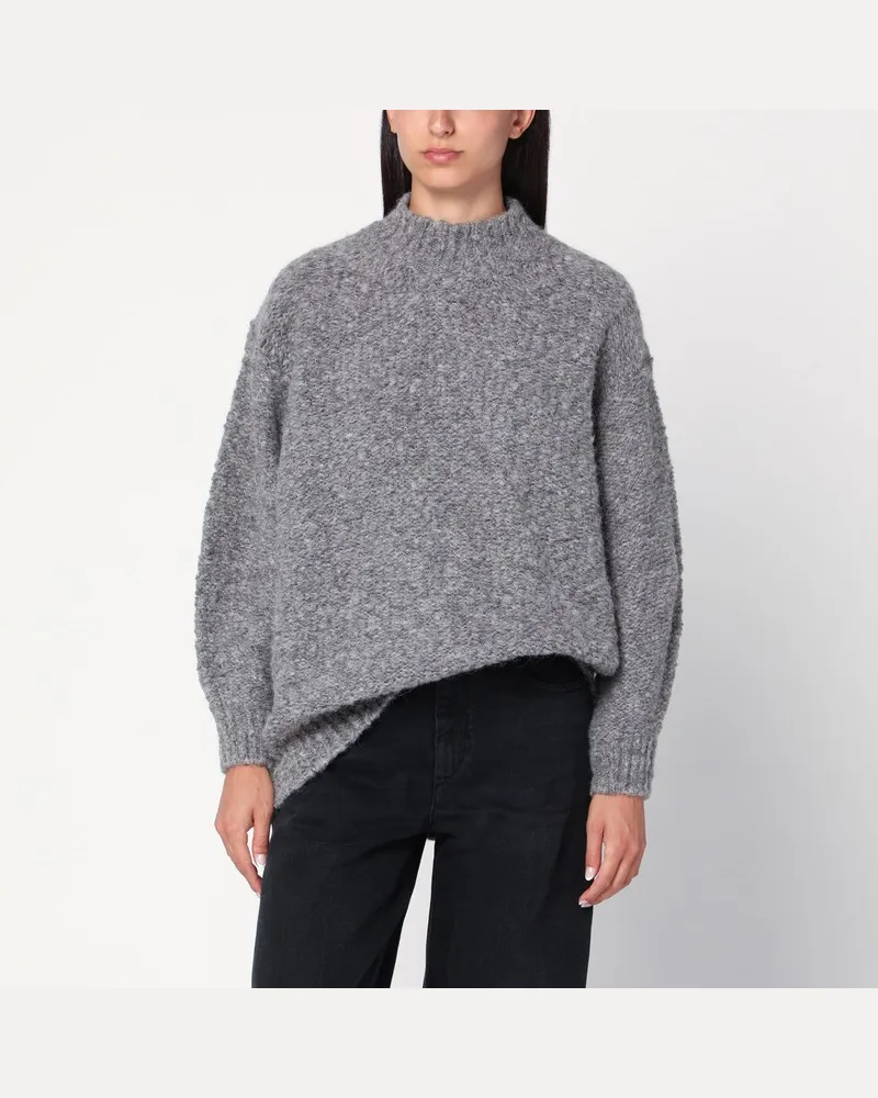 Isabel Marant Grauer Pullover aus Alpakamischung Grau