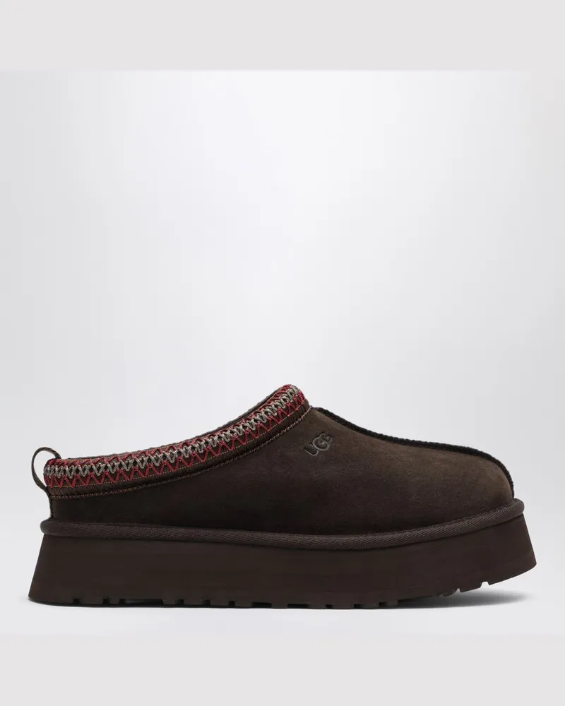 UGG Braune Tazz-Pantoletten aus Wildleder Braun