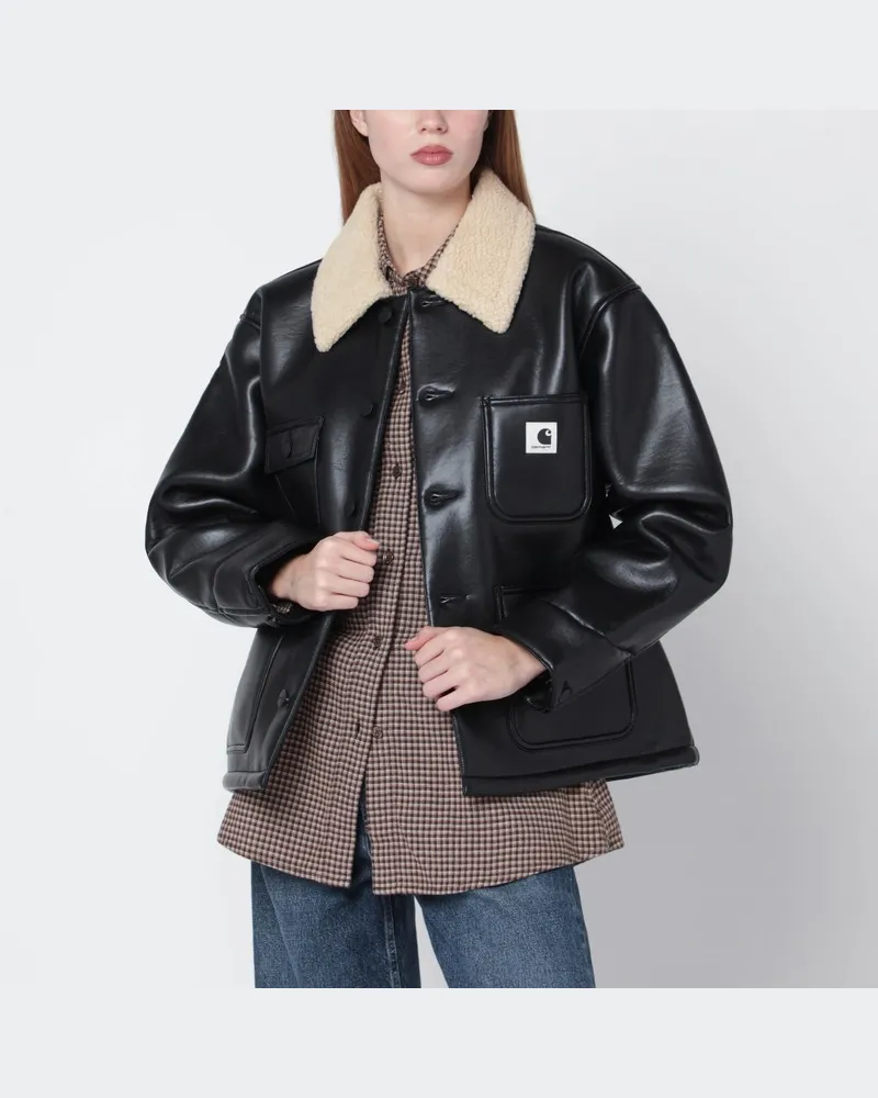 Carhartt WIP Schwarzer Shepton OG Michigan Coat Schwarz