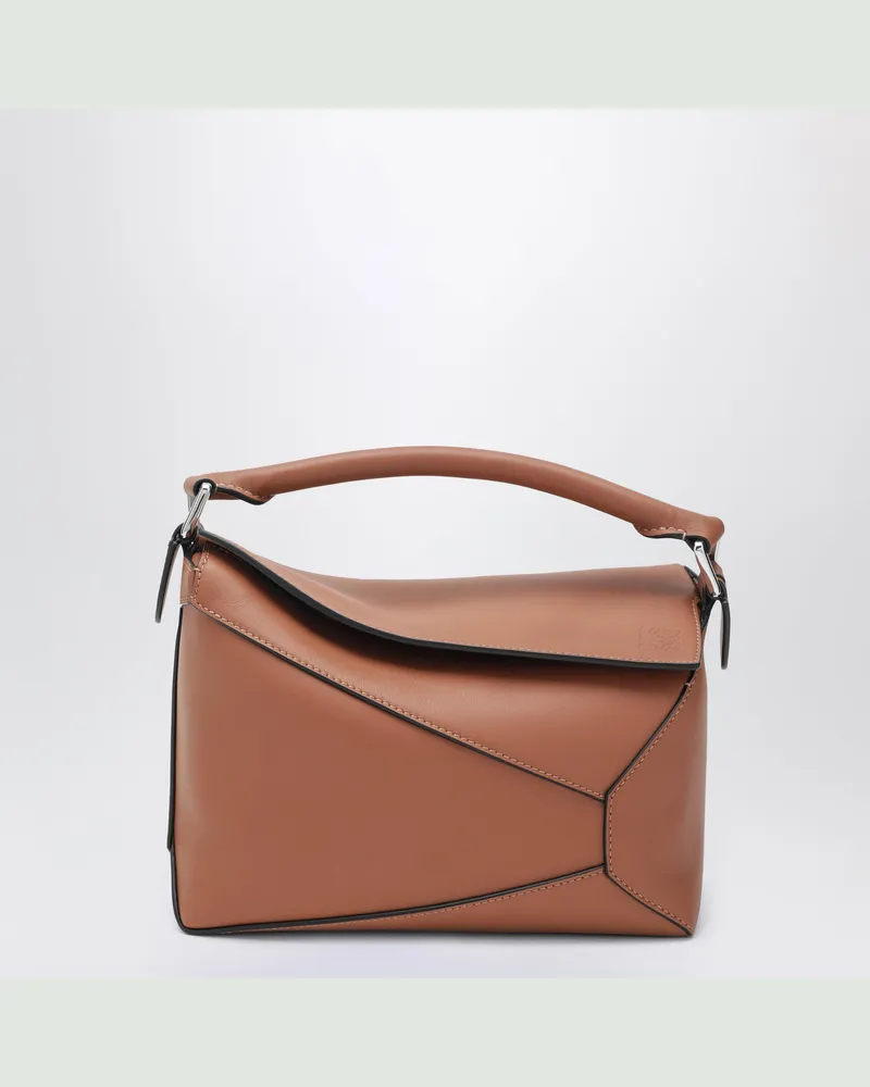Loewe Kleine Puzzle Edge Tasche in Braun Brown