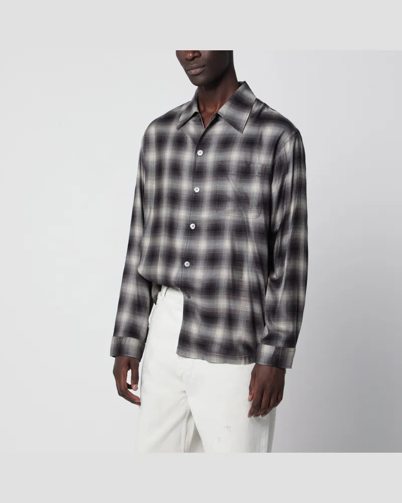 Our Legacy Every kariertes Tencel-Hemd Multicolor
