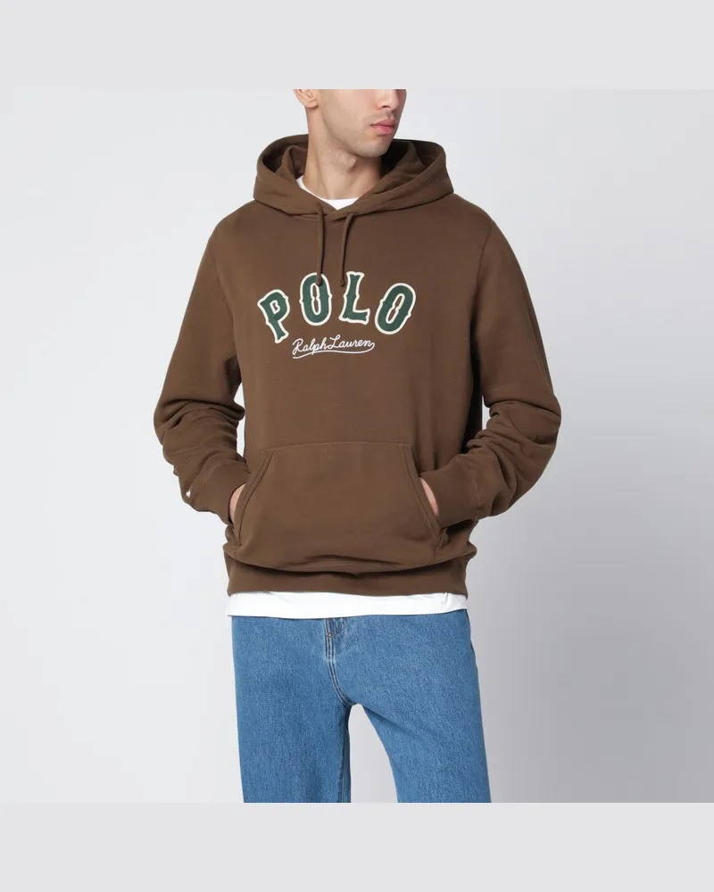 Ralph Lauren Brauner Hoodie mit Logo Braun
