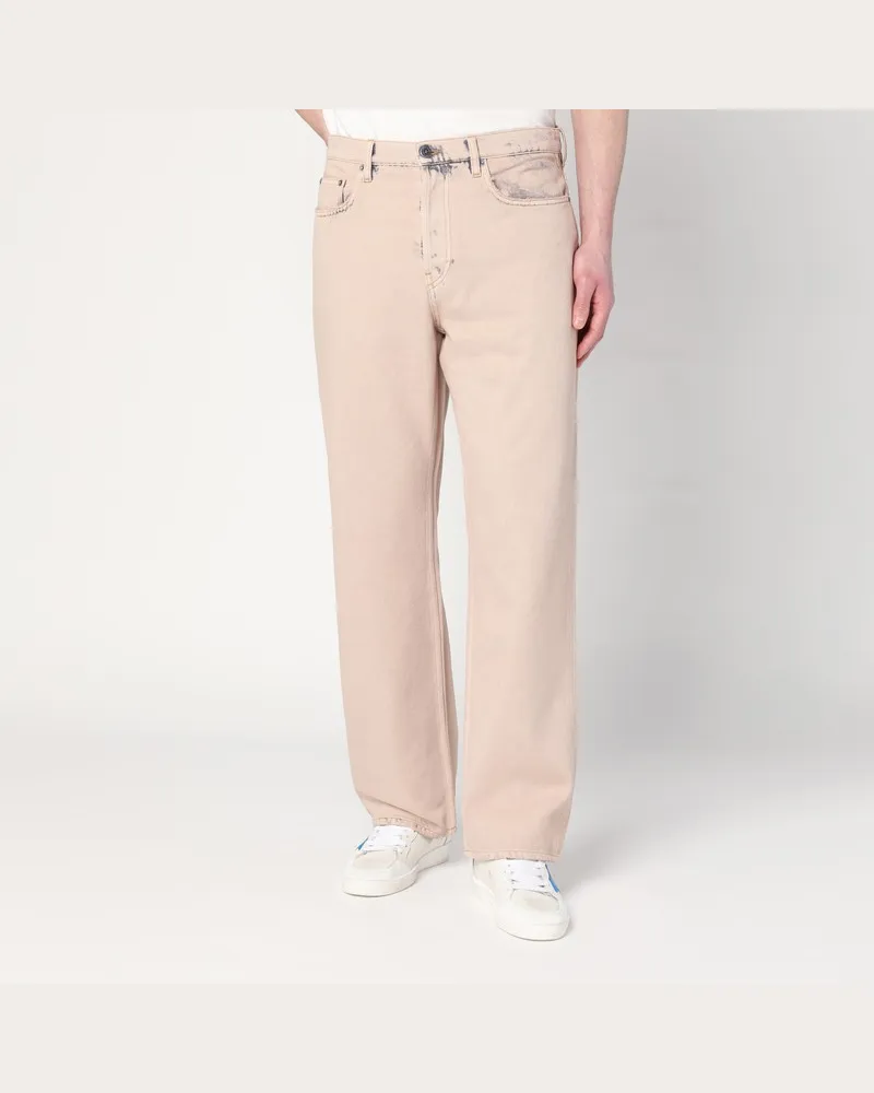 Golden Goose Rosa Denim-Jeans mit gefärbtem Effekt Rosa