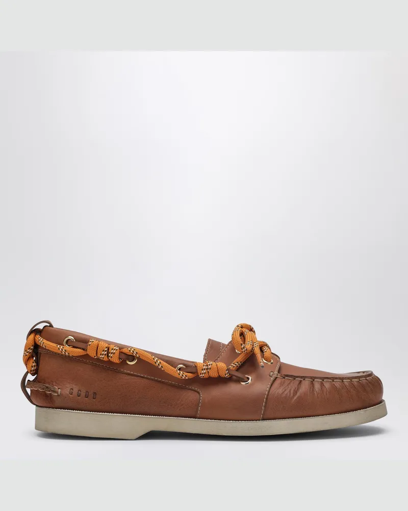 Golden Goose Cruise Loafer aus tabakfarbenem Leder Brown
