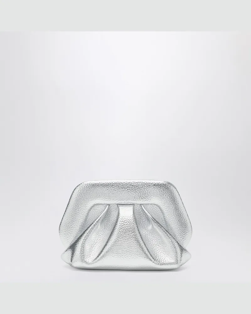 THEMOIRÈ Tia Clutch in Silber Metal