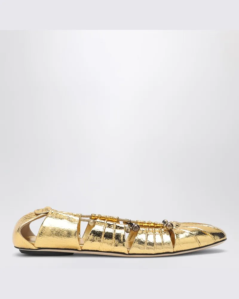 Chloé Ballerina gold metallic Metallisch