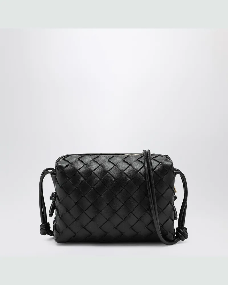 Bottega Veneta Mini Loop Kamera schwarz Black