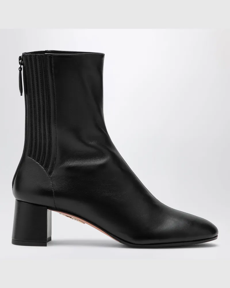 Aquazzura Saint Honoré Bootie black nappa ankle boots Black