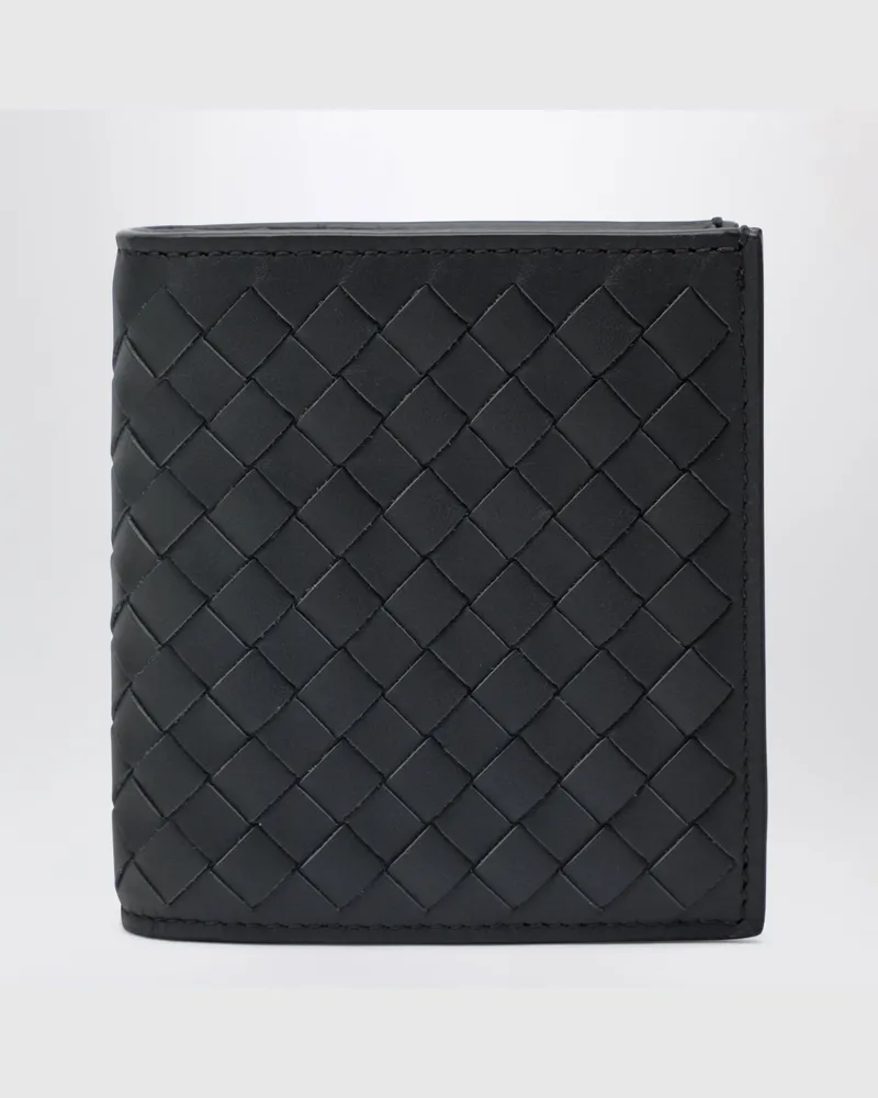 Bottega Veneta Slate bi-fold wallet in Intrecciato Grey