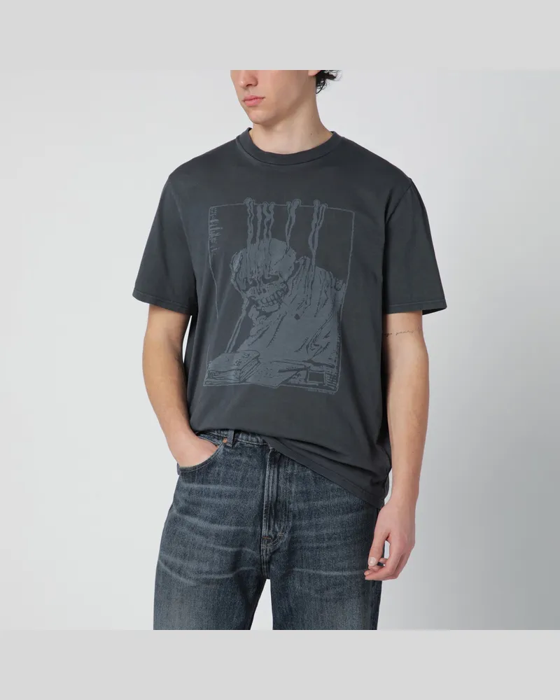 Our Legacy Angry Fan Mail Print T-Shirt Black