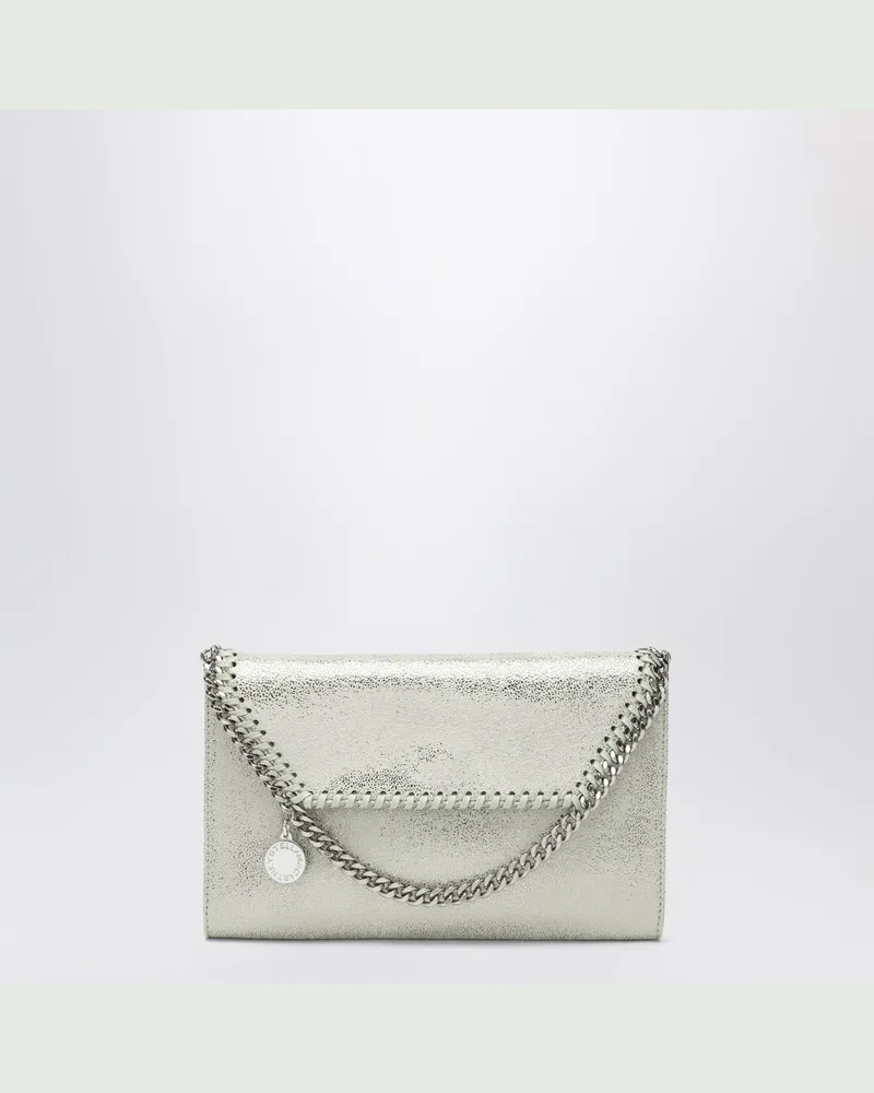 Stella McCartney Falabella Wallet-on-Chain in hellem Lime-Grün Green