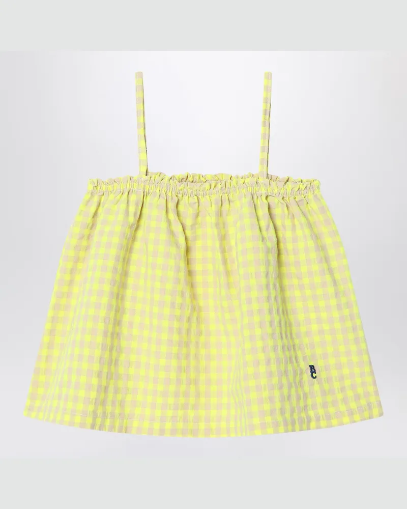 BOBO CHOSES Gelbes Top aus Vichy-Stoff Yellow