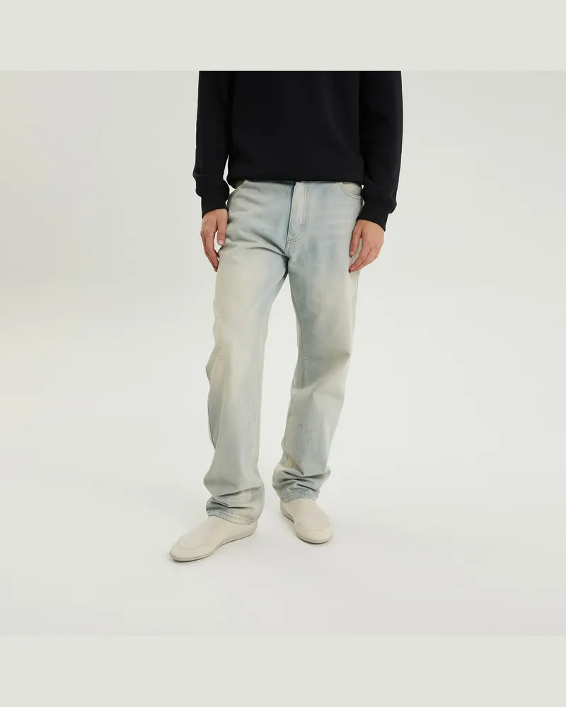 1989 STUDIO Helle blaue Montana-Jeanshose 