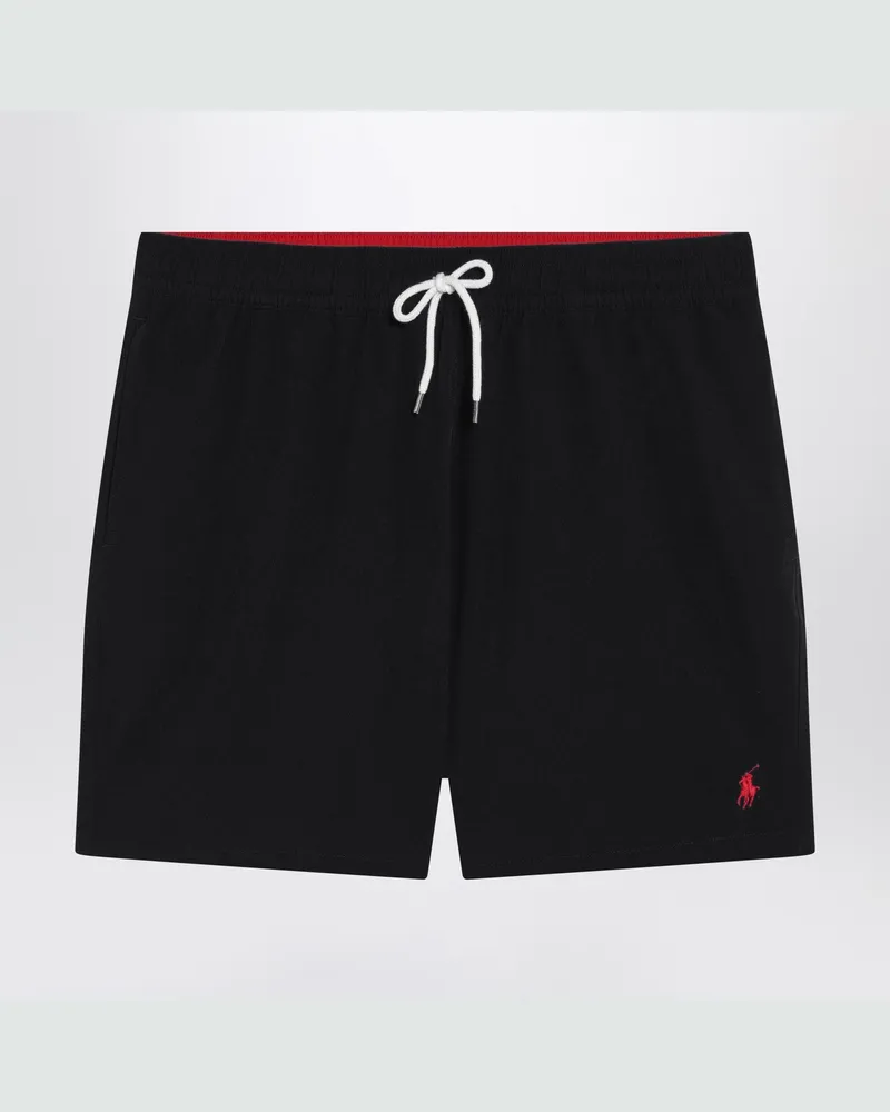 Ralph Lauren Klassische Traveler Badehose 14,6 cm in Schwarz Black