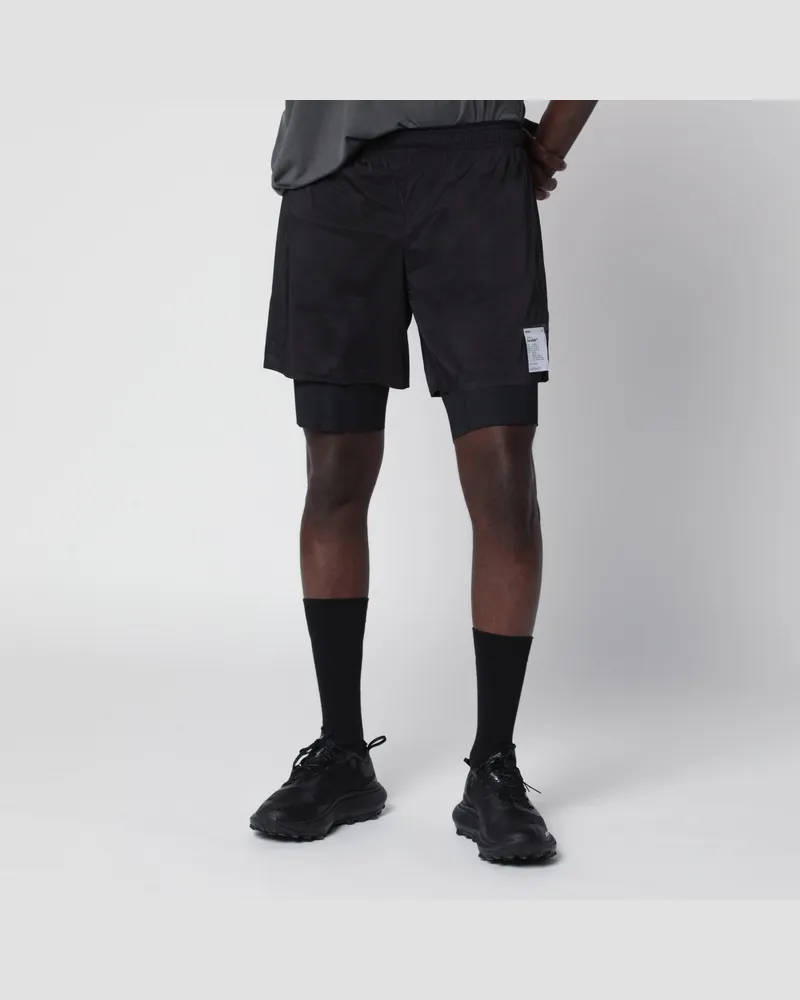 Satisfy Black TechSilk 8" shorts Black