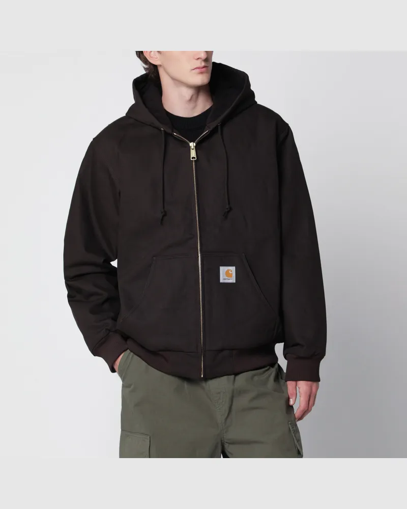 Carhartt WIP Tabakfarbene Active Jacket Winter Brown