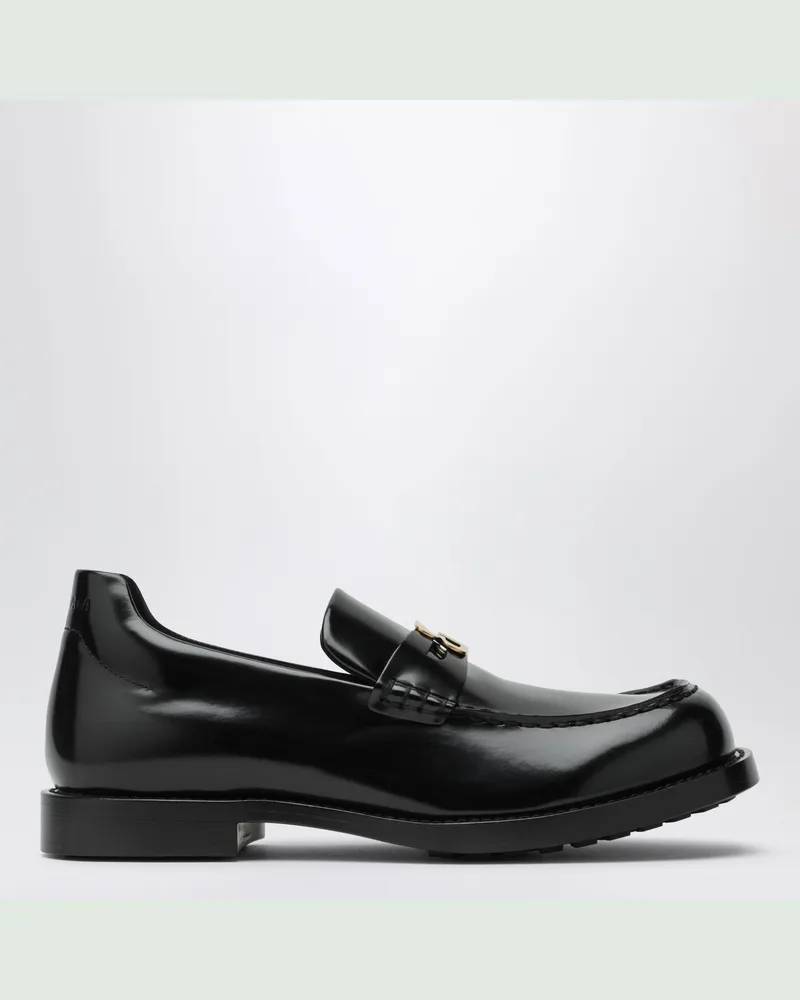 Balenciaga Comfy Loafer aus schwarzem Kalbsleder Black