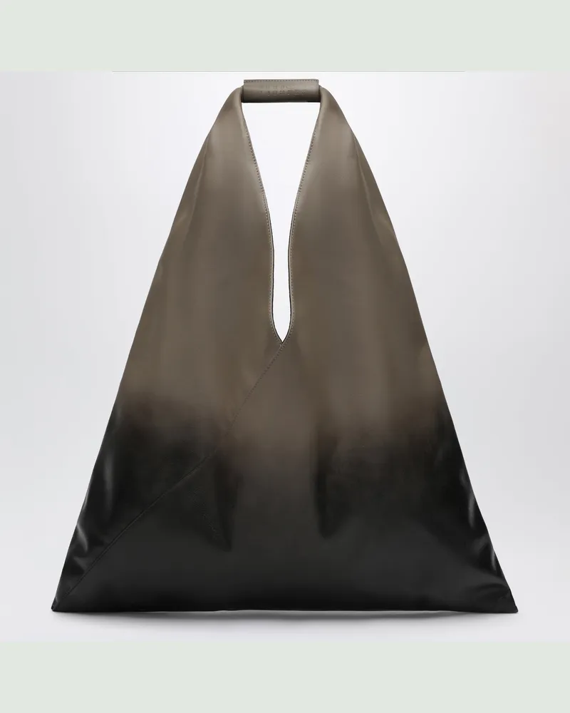Maison Margiela Brown Japanese shoulder bag with gradient effect Black