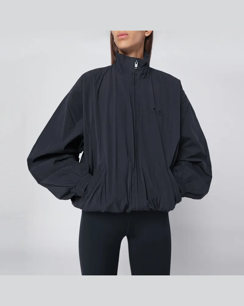 Balenciaga Leichte schwarze Icon-Jacke Schwarz