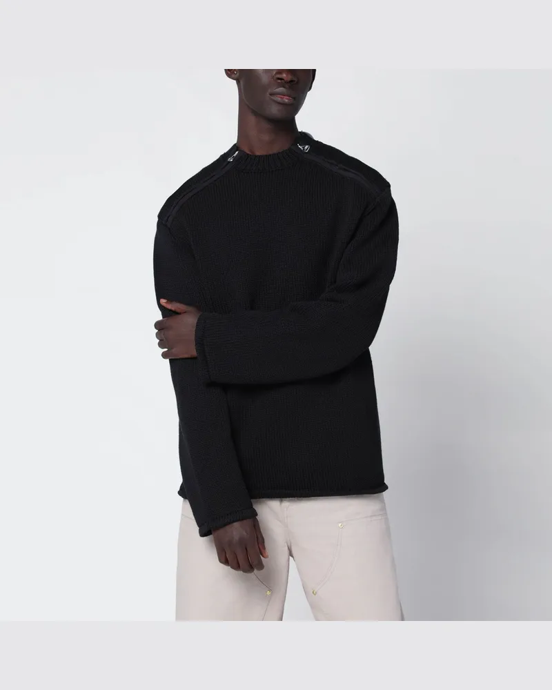 OAMC Schwarzer Baumwollpullover Black