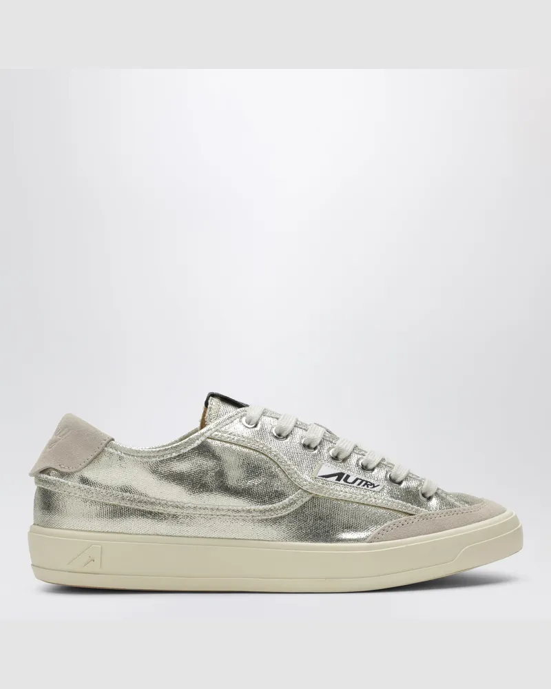 AUTRY Windscape Low Sneakers in Platin Metal