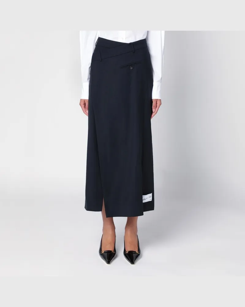 Erika Cavallini Asymmetrischer blauer Rock Matilda Blau