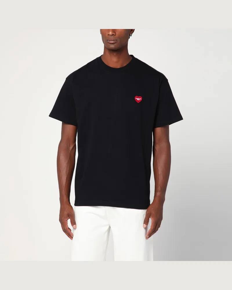 Carhartt WIP S/S Heart II Hartt T-Shirt schwarz Schwarz