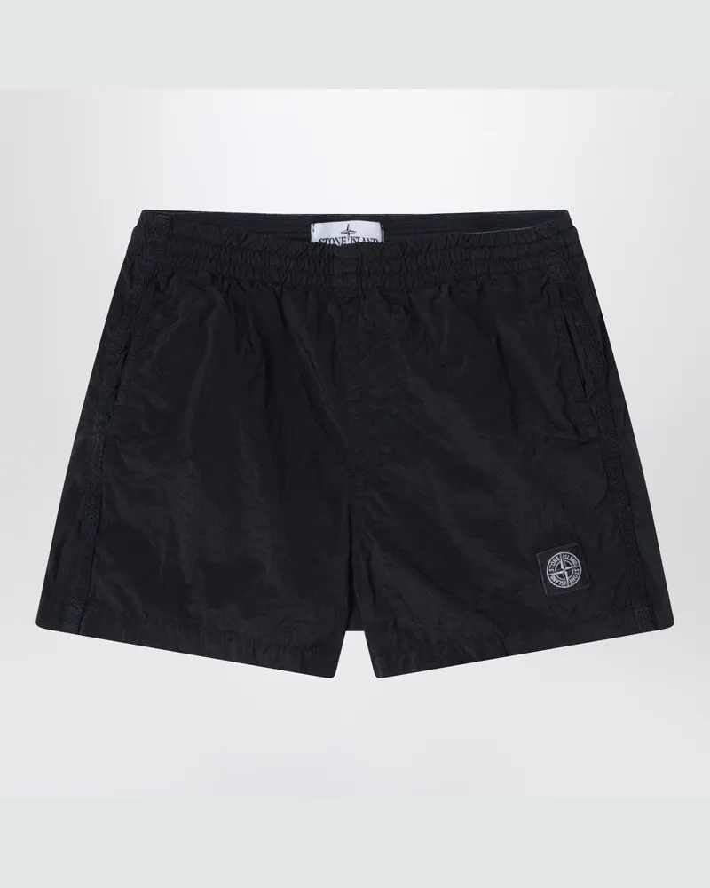 Stone Island Marineblaue Badehose aus Nylon Blue