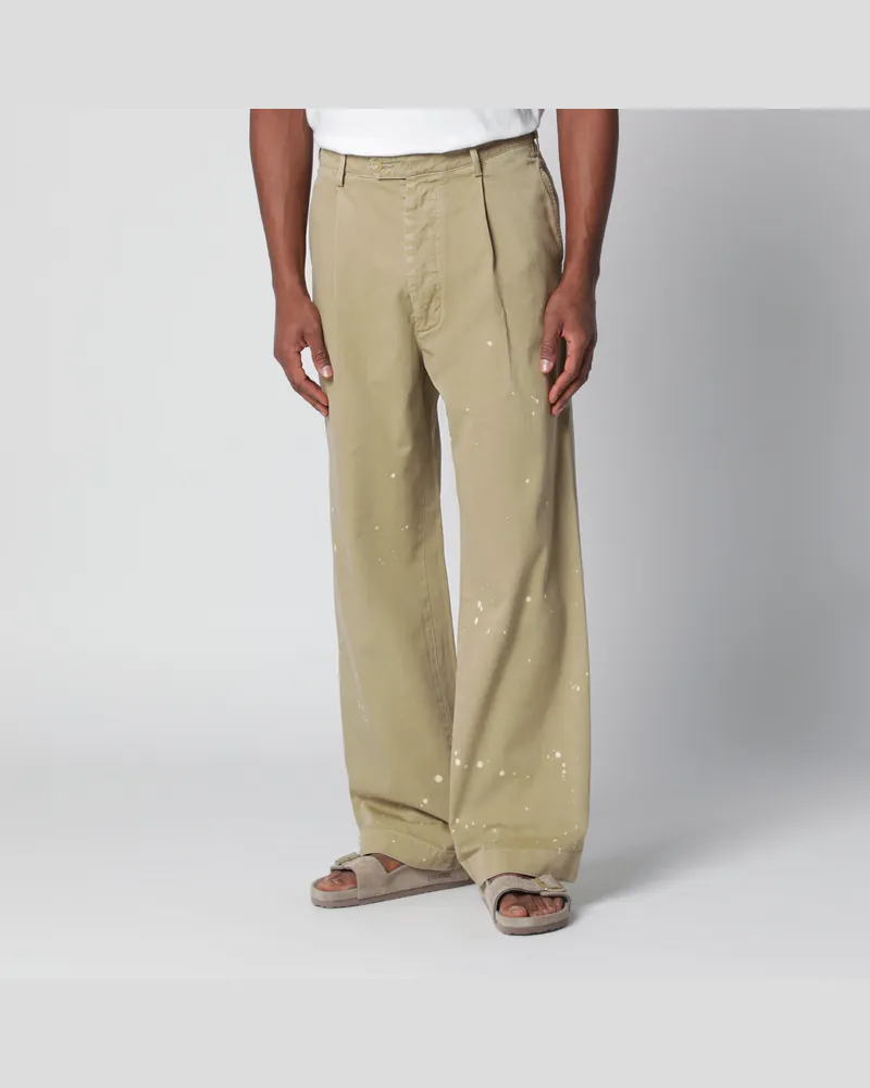 AURALEE Beige Chinohose aus Finx-Baumwolle Beige