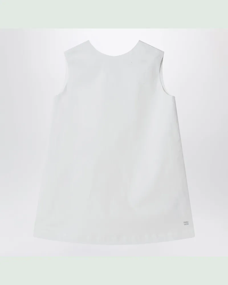 DOUUOD Camomilla Kleid in Elfenbein mit Schleife White