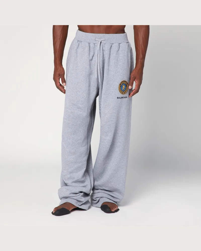 Balenciaga Weite graue Hose von Uniform Merch Grau
