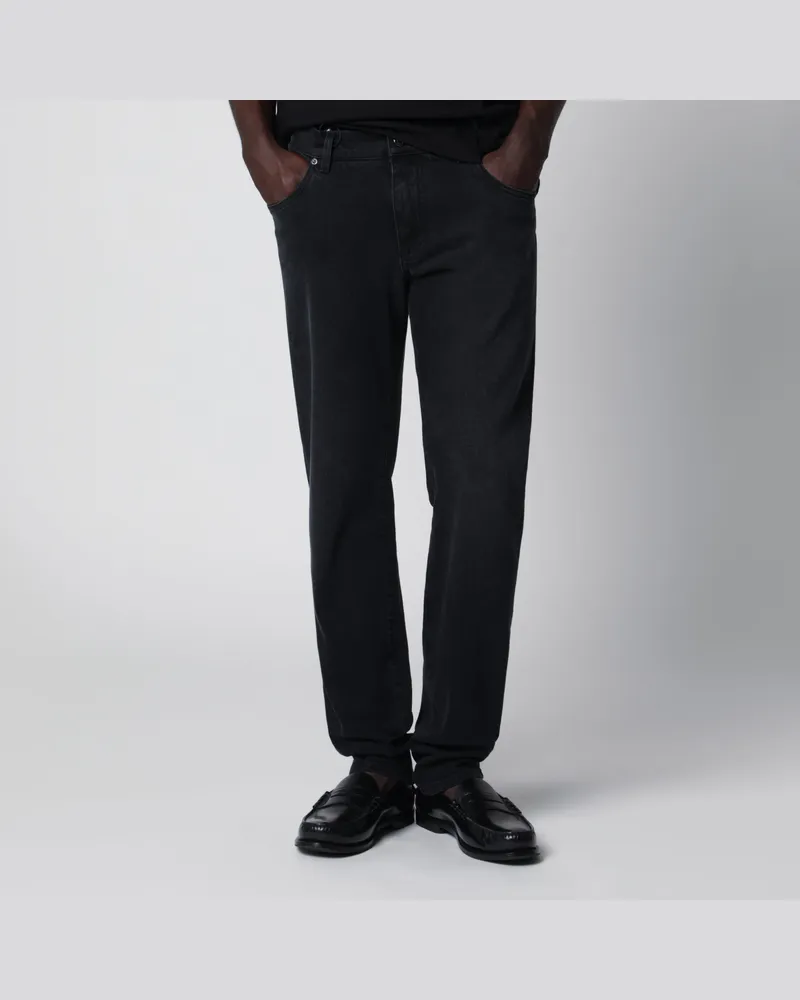 Dolce & Gabbana Jeans aus grauem Waschdenim Black