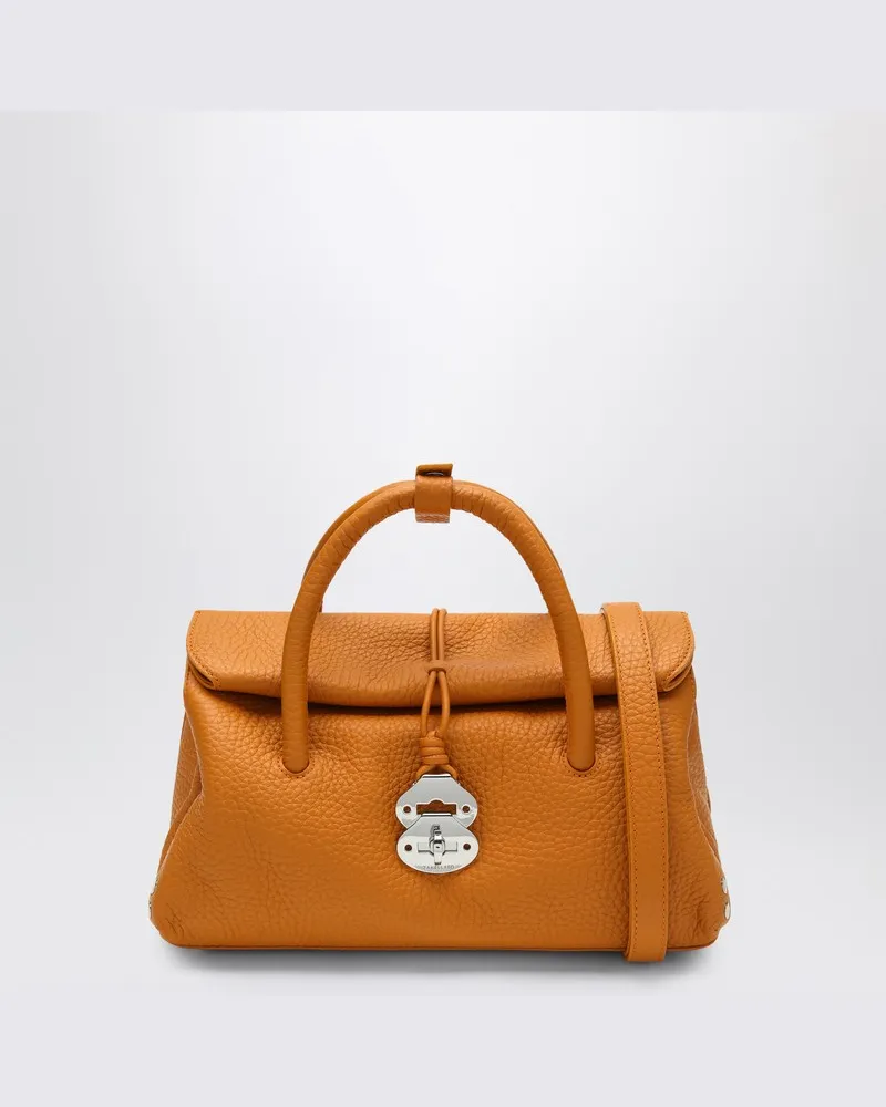 Zanellato Dotta Kleine Ledertasche orange Orange
