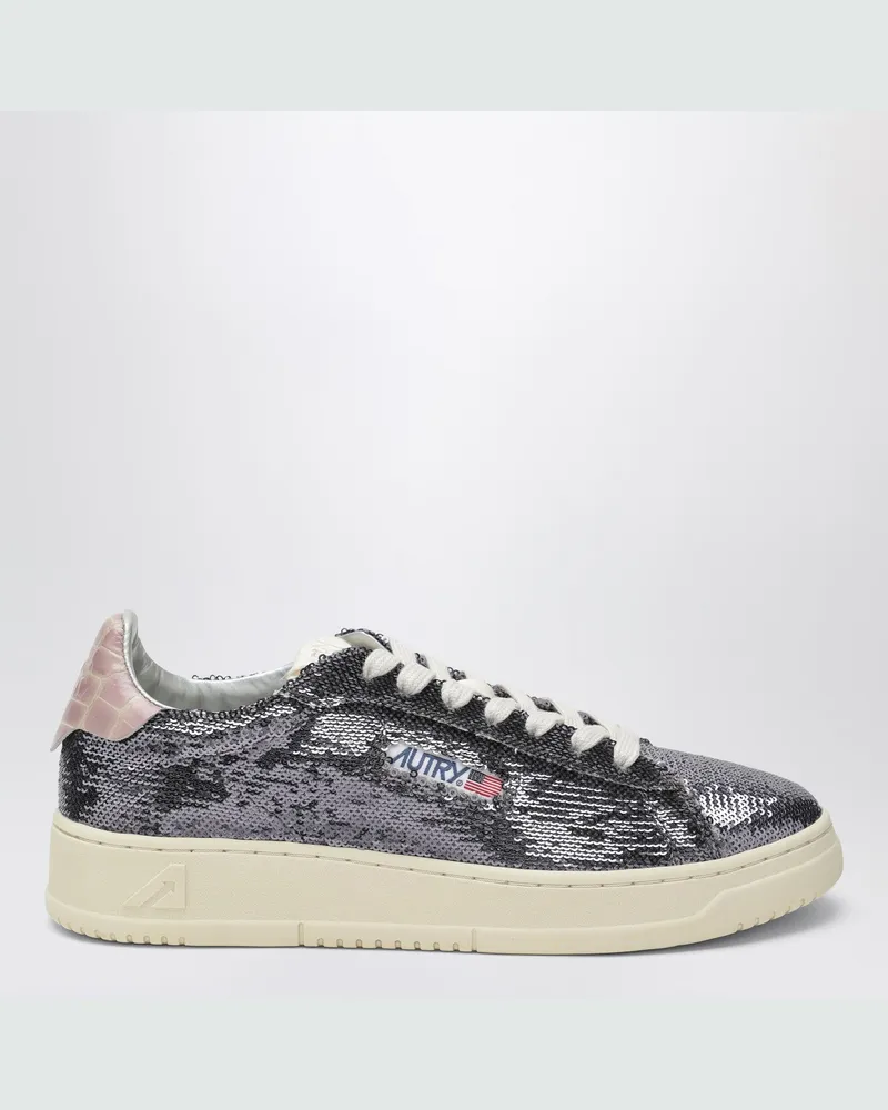 AUTRY Sneakers Dallas Glänzend mit grauen Pailletten Multicolor